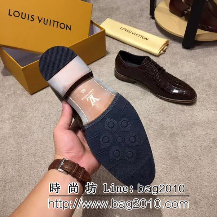路易威登LV 頂級品質 2019春款專櫃同步發售 男士牛皮鞋 8FX2055